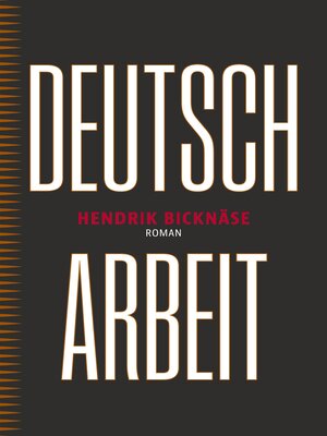cover image of Deutscharbeit